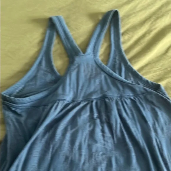 Aeropostale Blue Relaxed Sleeveless Tank Top - Picture 3 of 5